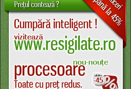 Anunt Imagine - Procesoare Server ieftine pe Resigilate.ro